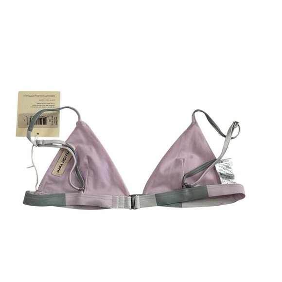 Mara Hoffman Women's M Sage Colorblock Multi Bikini Swim Top NWT Geometric - Picture 3 of 13